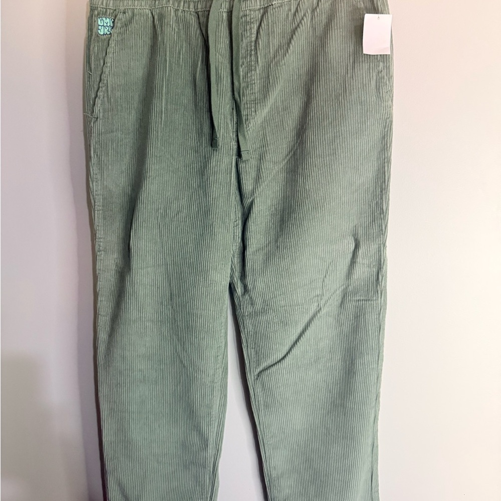 NWT Empyre Skate Pants Relax Fit Loose Fit Corduroy Jessie E-waist Sage
